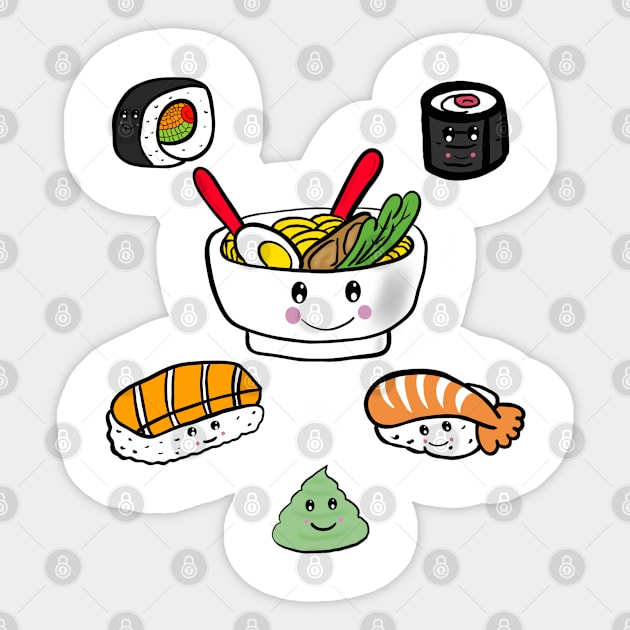 Sushi time Sticker by tiffytiff